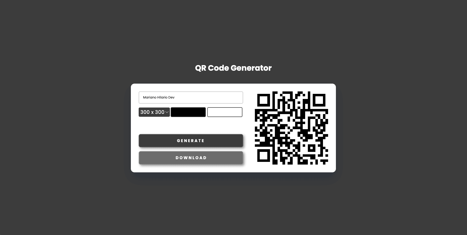 QR Generator